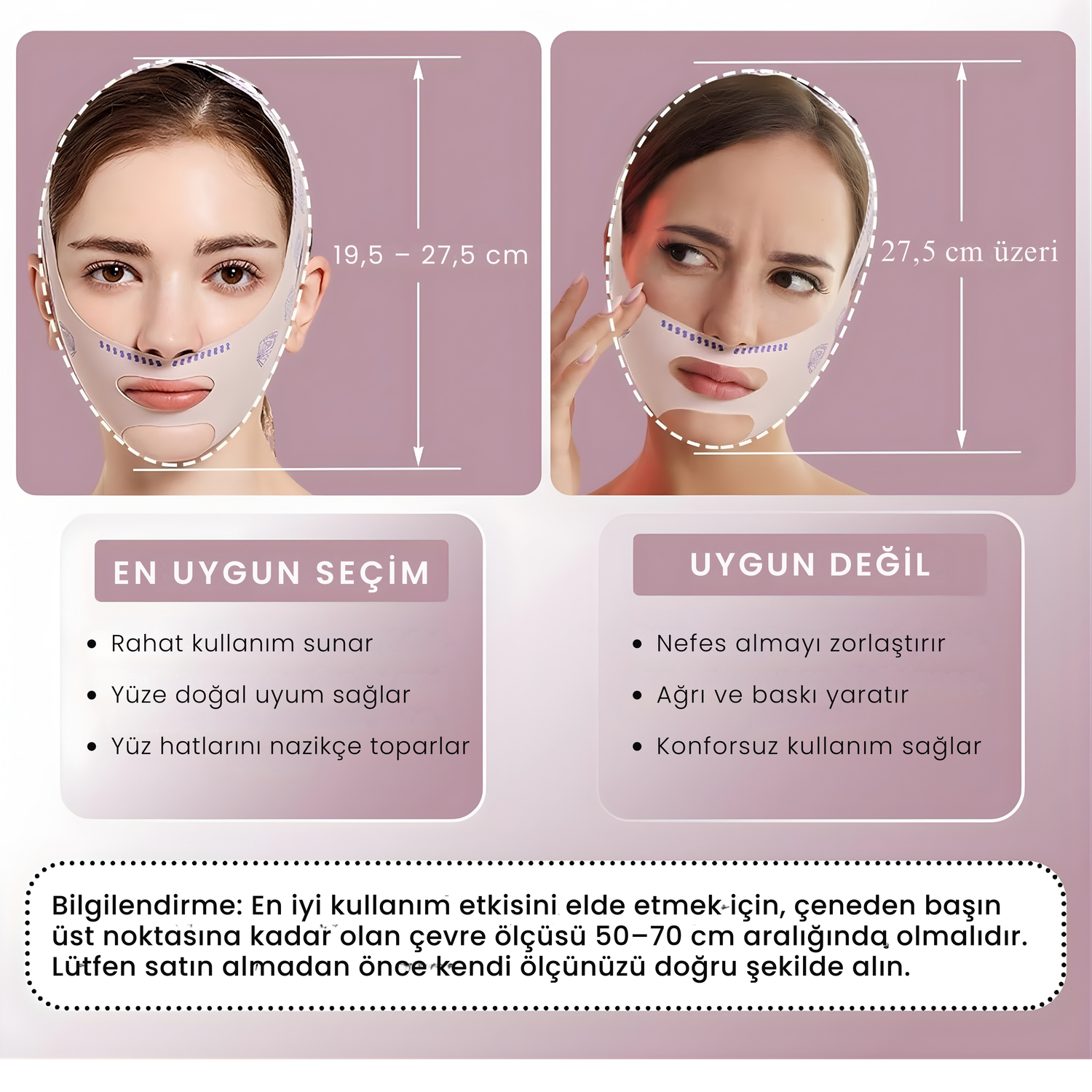 Blissé Yüz & Çene maskesi